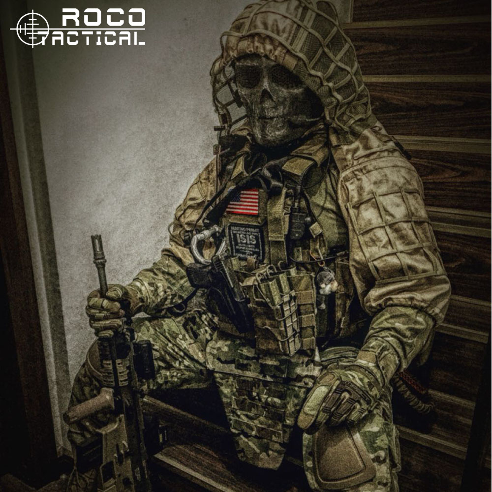 Ghillie Suit Woodland - ROCOTACTICAL Militer Sniper Ghillie Viper Hood