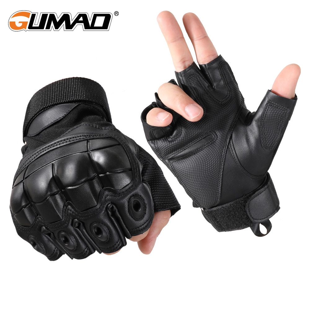 Outdoor Hunting Gloves - Sarung Tangan Bersepeda Pria Setengah Jari