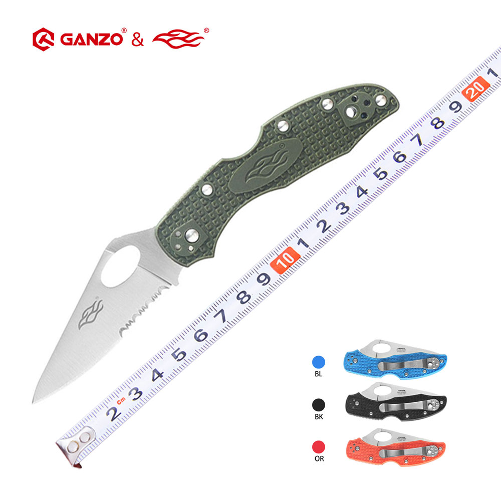 Knife Hunting Fixed Blade - Penjualan Terlaris 58-60HRC GANZO FBknife F759MS