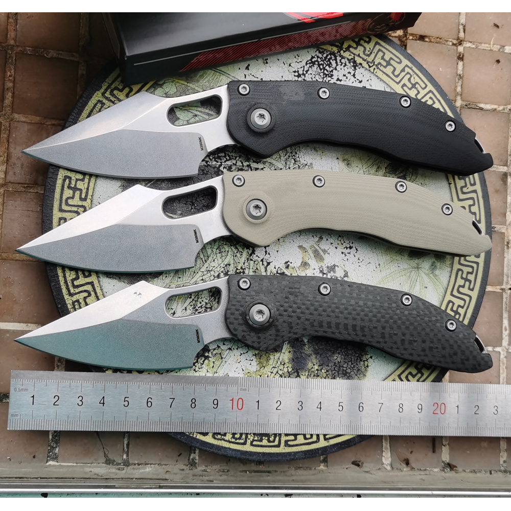 Knife Hunting Fixed Blade - JUFULE pisau lipat serat karbon asli,