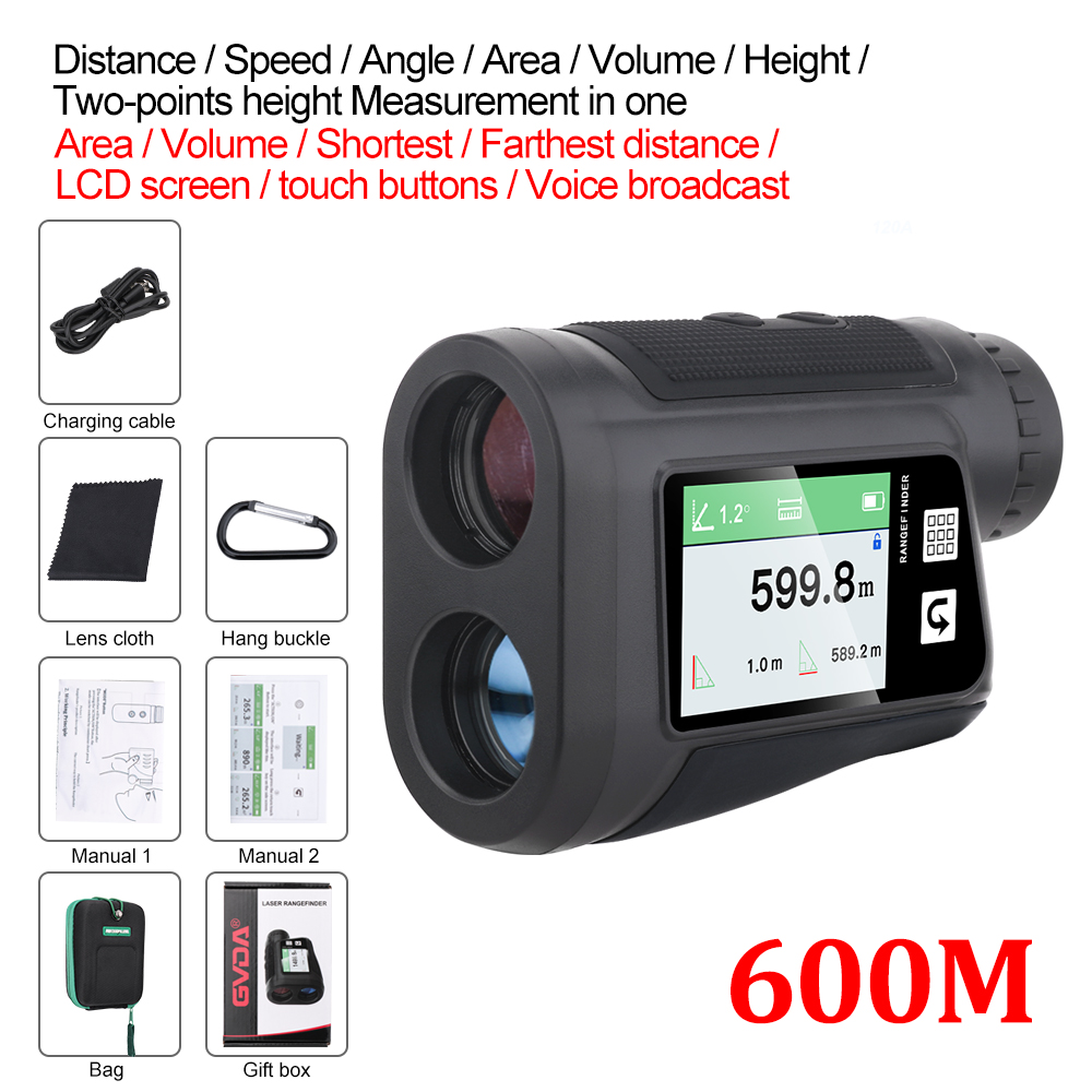Rangefinder Laser Hunting - Pengukur Jarak Laser GVDA 6x, Alat
