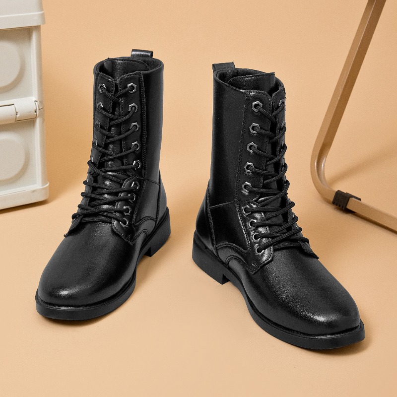 Outdoor Hunting Boots For Men - MAIJIAKA Sepatu Bot Kulit Tinggi Sepatu