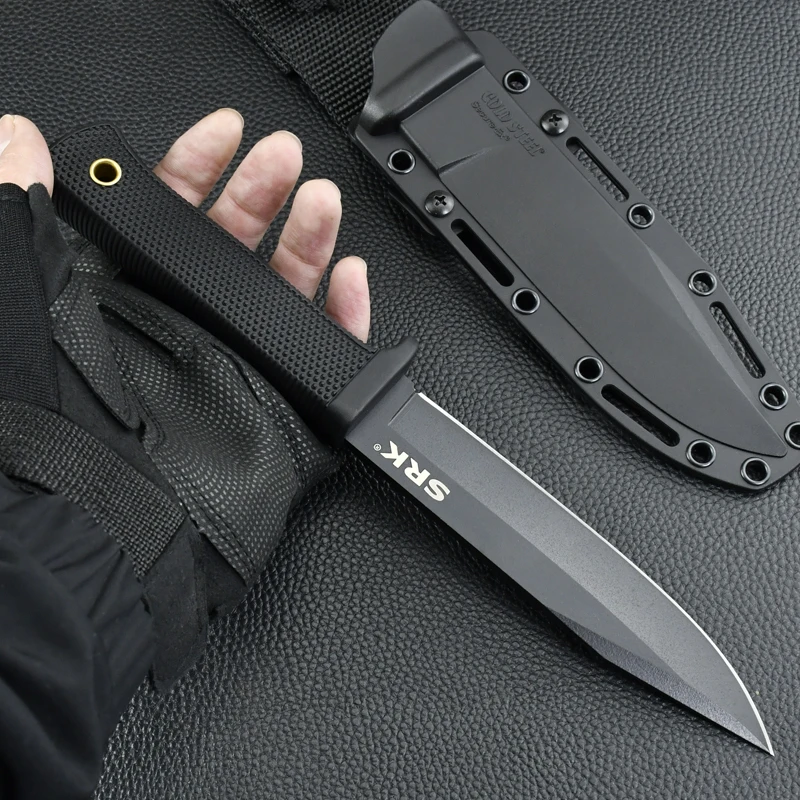 Knife Hunting Fixed Blade - SKR Pisau Tetap Lurus RN Serat