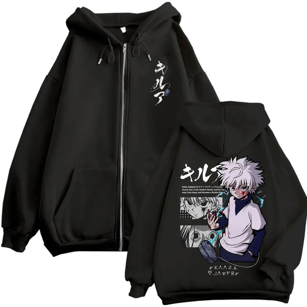 Outdoor Hunting Coat - Hoodie Zipper Anime Hunter X Hunter