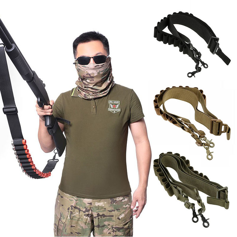 Outdoor Hunting Rifle - Sabuk Peluru 15 Putaran untuk Senapan