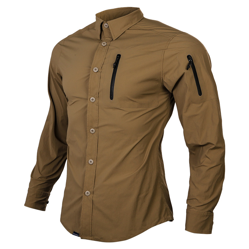 Outdoor Hunting T Shirts - Emersongear kaus pria lengan panjang, biru