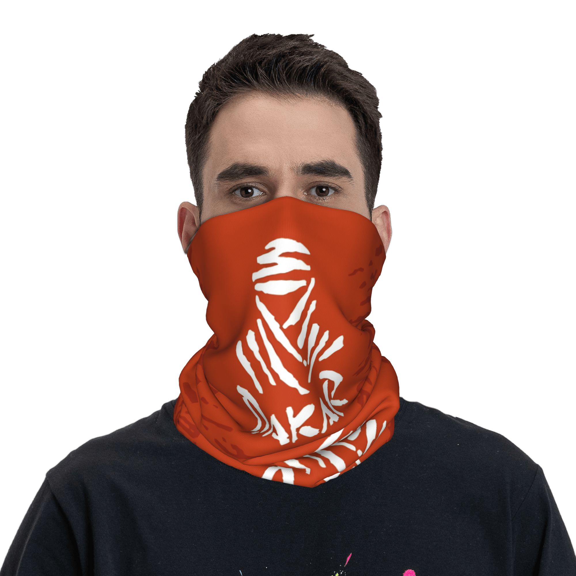 Outdoor Hunting Events - Bandana Leher D-Dakared Kustom untuk Ski,