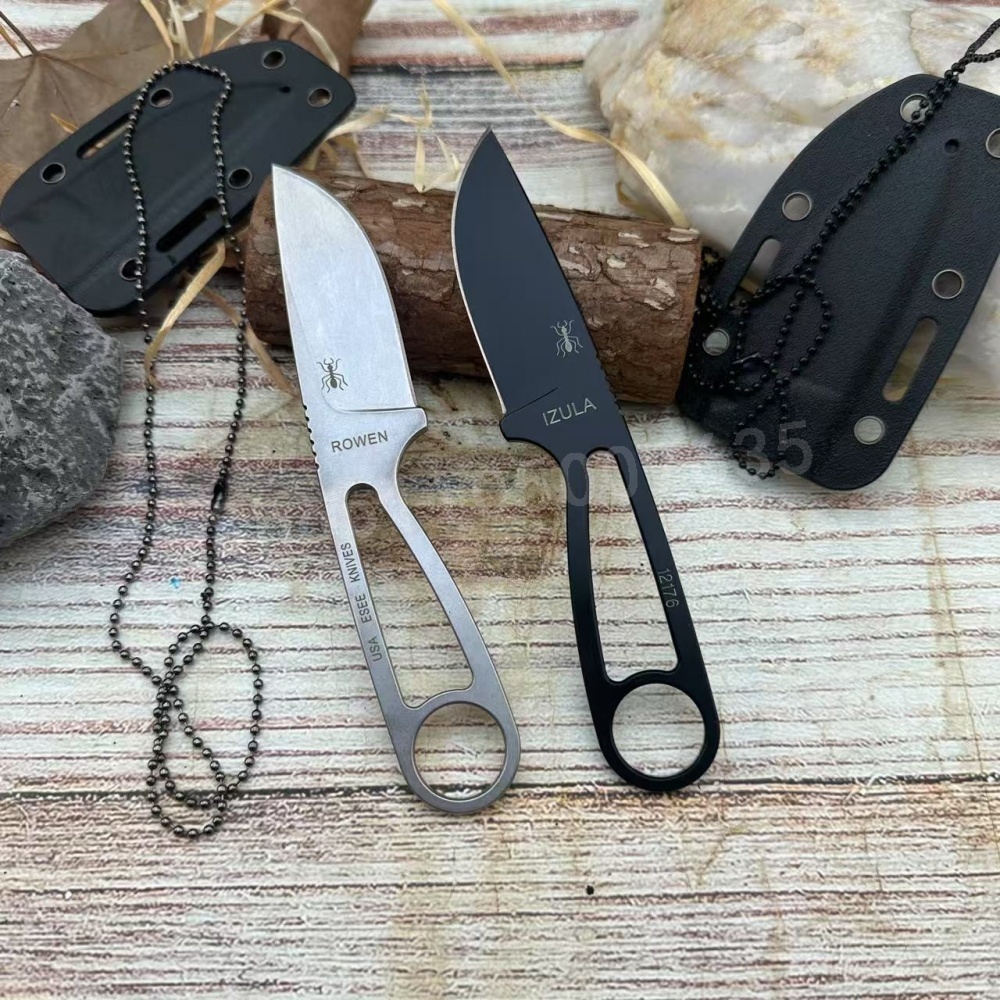 Knife Hunting Fixed Blade - IZULA Pisau Lurus Kekuatan Tinggi Perawatan