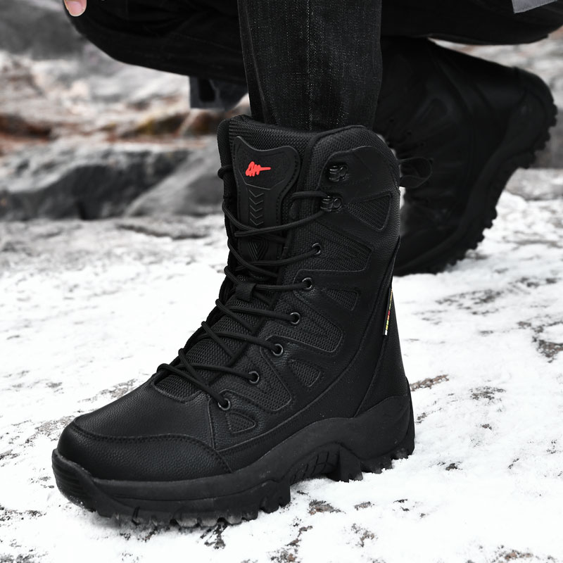 Outdoor Hunting Boots For Men - Sepatu Bot Taktis Sepeda Motor Pria