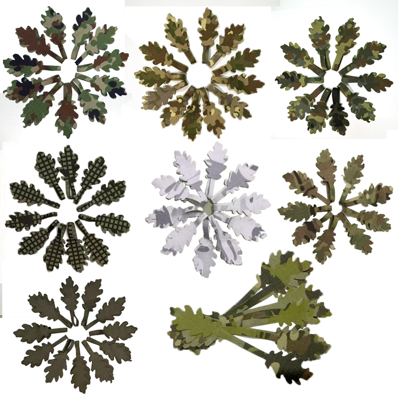 15Pcs/set Penutup Helm Paintba - Ghillie Suit Woodland ulasan dan harga