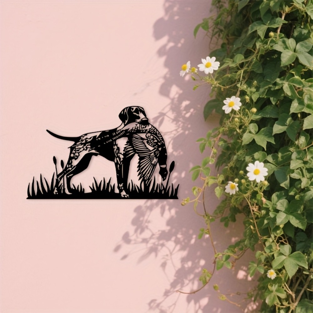 CIFBUY Hiasan Dinding Logam Si - Hunting Dog Outdoor ulasan dan harga