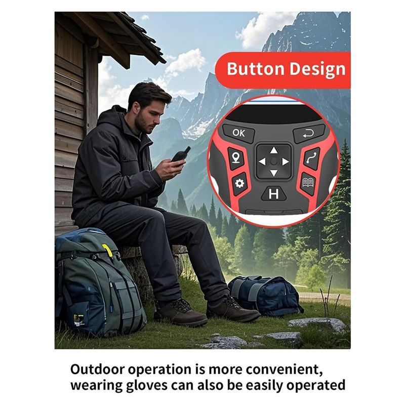 ABZZ-GPS Untuk Hiking Genggam  - Hunting Outdoor Rug ulasan dan harga