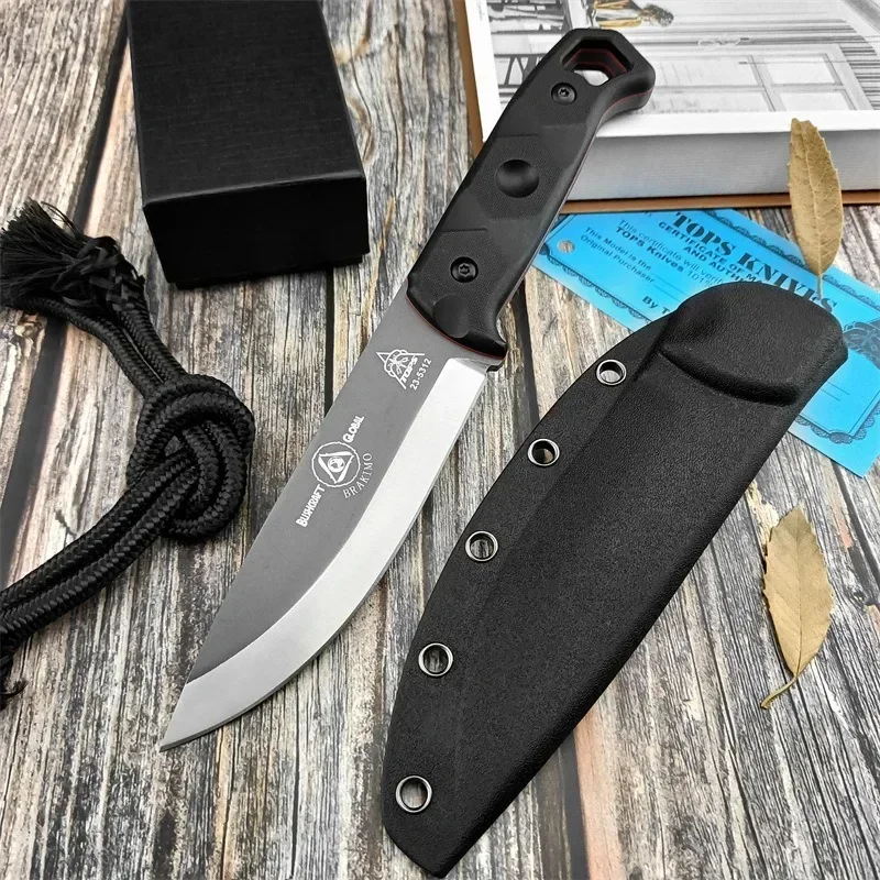 Pisau Survival Outdoor Baja D2 - Knife Hunting Fixed Blade ulasan dan harga