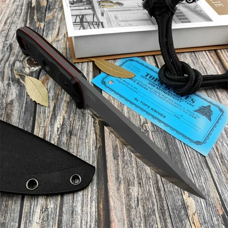 Pisau Survival Outdoor Baja D2 - Knife Hunting Fixed Blade ulasan dan harga