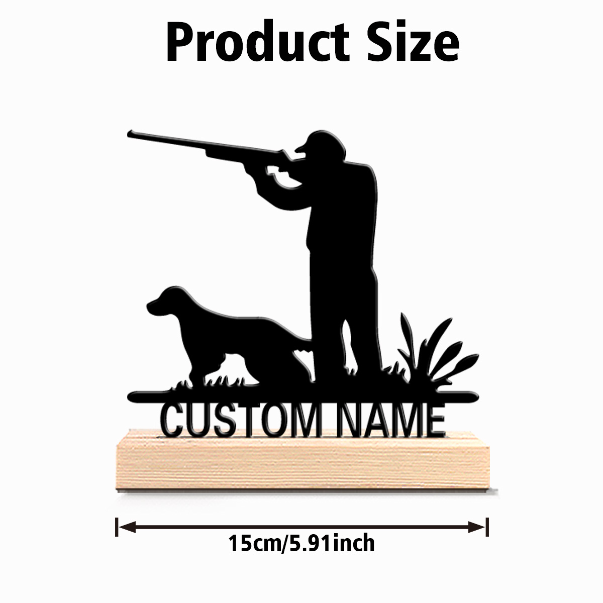 1pc Patung Logam Berbentuk Pem - Hunting Dog Outdoor ulasan dan harga