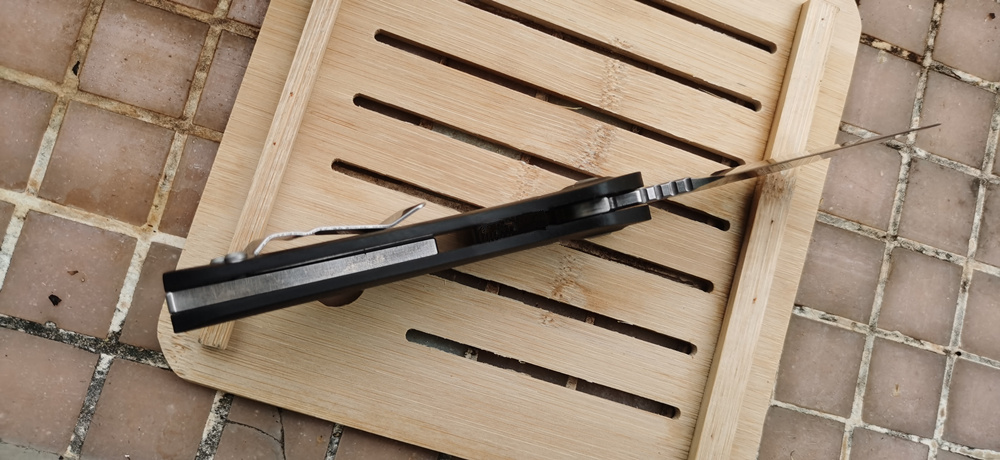 JUFULE pisau lipat serat karbo - Knife Hunting Fixed Blade ulasan dan harga