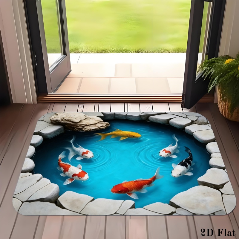 Keset Kepala Rusa Rustic Tekst - Hunting Outdoor Rug ulasan dan harga