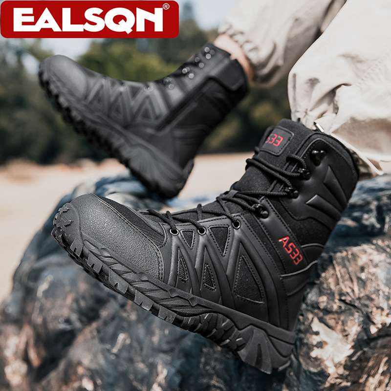 Sepatu Bot Pria Model Tinggi u - Outdoor Hunting Boots For Men ulasan dan harga