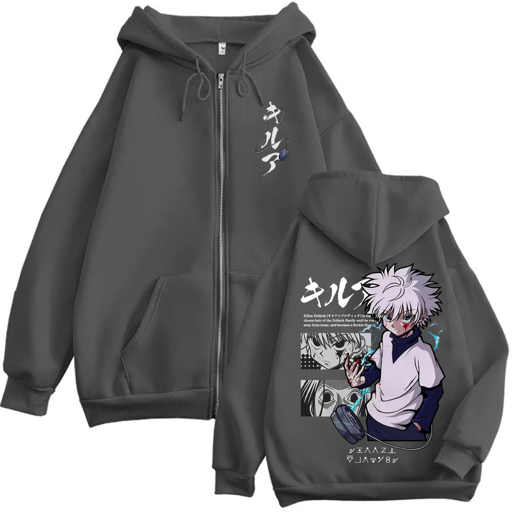 Hoodie Zipper Anime Hunter X H - Outdoor Hunting Coat ulasan dan harga
