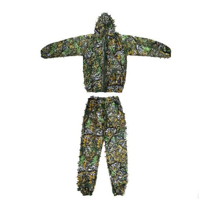 Pakaian Berburu 3D Sniper Airs - Ghillie Suit Woodland ulasan dan harga