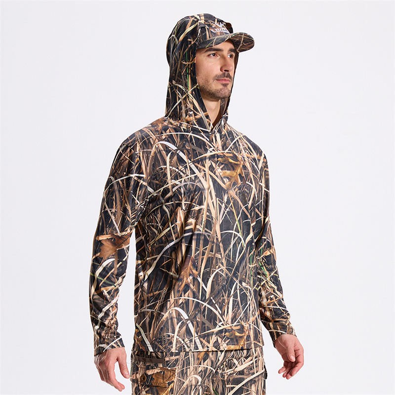 Kemeja Berburu Kamuflase Tipis - Outdoor Hunting T Shirts ulasan dan harga