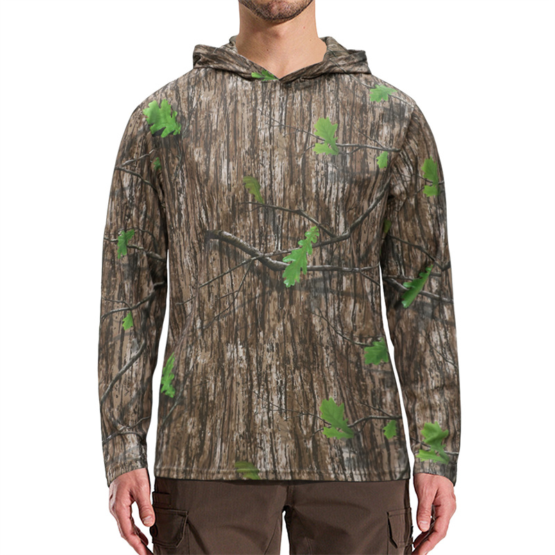 Kemeja Berburu Kamuflase Tipis - Outdoor Hunting T Shirts ulasan dan harga