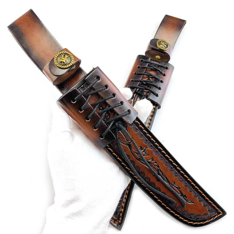 Sarung Pisau Fixed Blade Kulit - Knife Hunting Fixed Blade ulasan dan harga