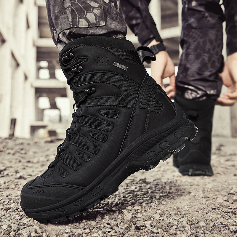 Sepatu Bot Taktis Pria Baru Se - Outdoor Hunting Boots For Men ulasan dan harga