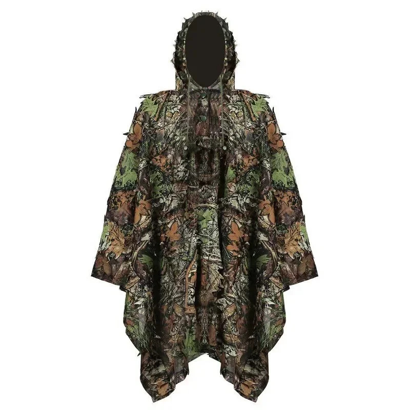 Pakaian Berburu Taktis 3D Daun - Ghillie Suit Woodland ulasan dan harga