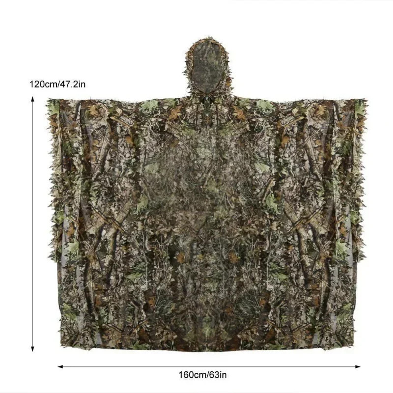 Pakaian Berburu Taktis 3D Daun - Ghillie Suit Woodland ulasan dan harga