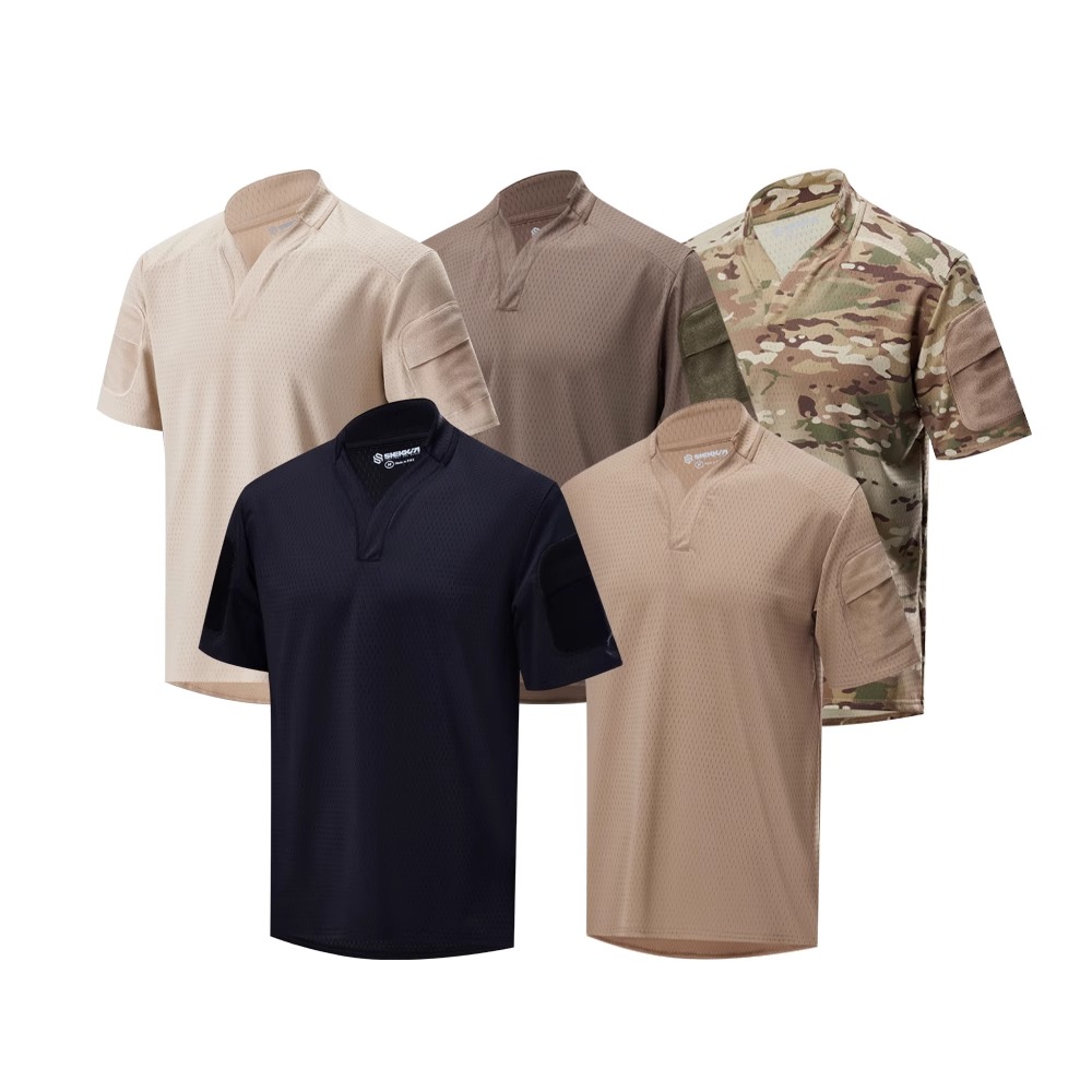 Kaus Lengan Pendek Latihan Tak - Outdoor Hunting T Shirts ulasan dan harga