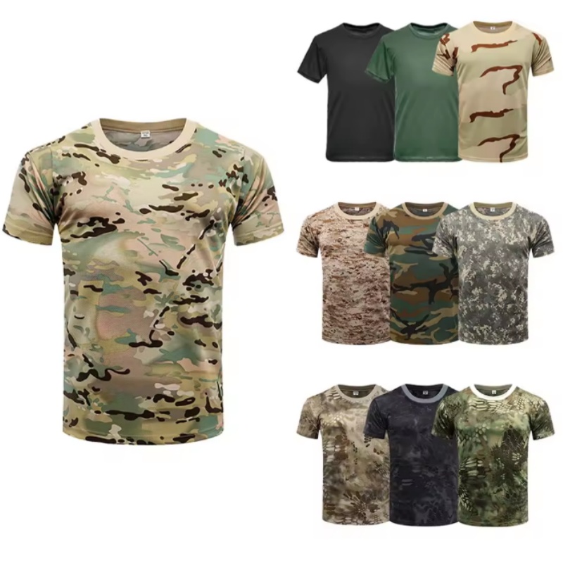 Kaos Olahraga Pria Outdoor 3D  - Outdoor Hunting T Shirts ulasan dan harga