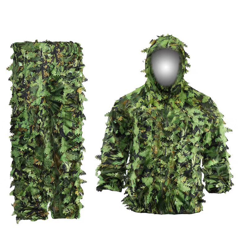 Setelan kamuflase daun bionik  - Ghillie Suit Woodland ulasan dan harga