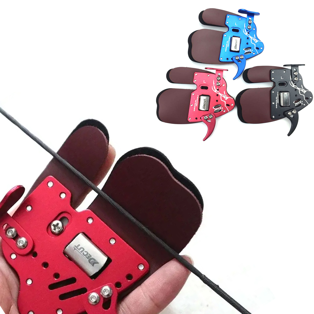 DECUT Pelindung Tab Jari Panah - Outdoor Hunting Gloves ulasan dan harga